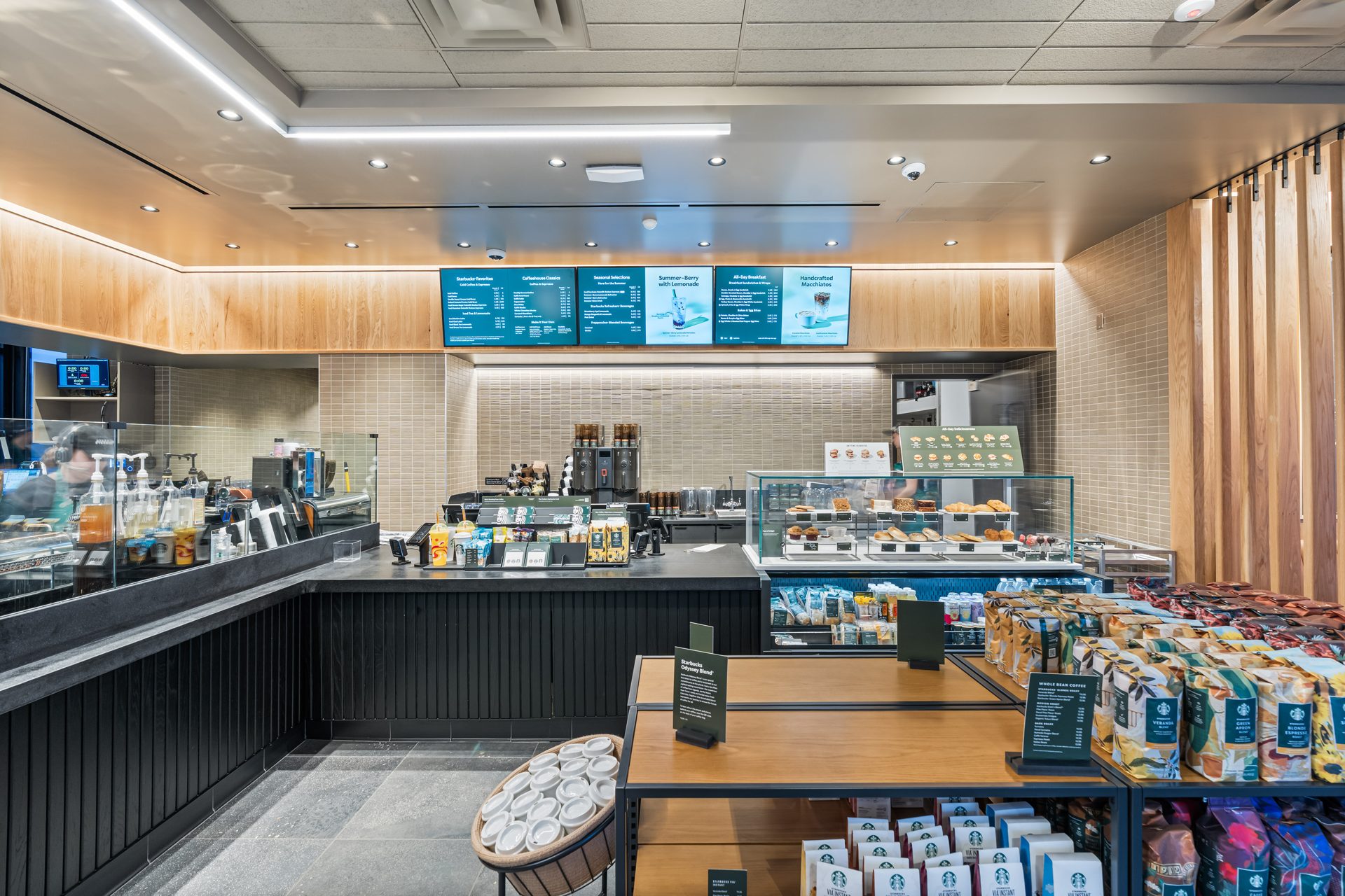 Starbucks interior at Copper Creek